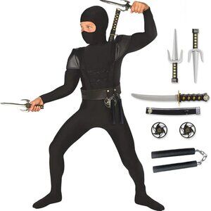 Black Ninja Costume, age 10-12